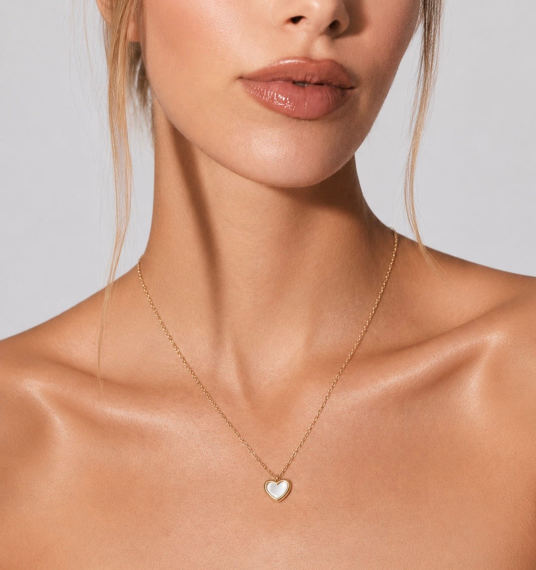 Ivory Heart Necklace