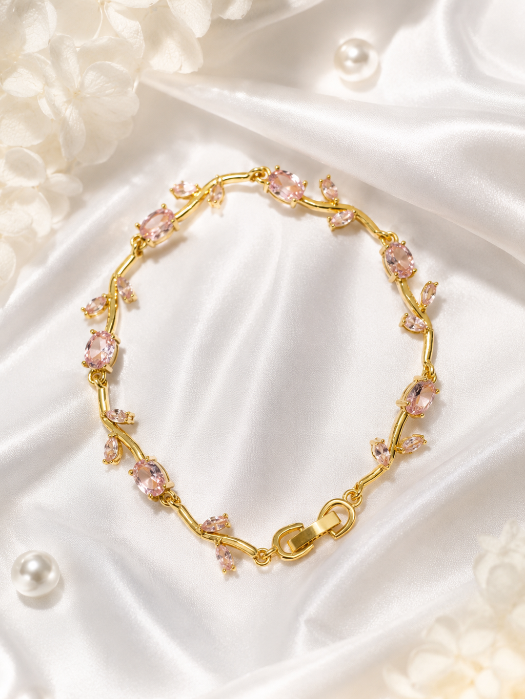 Premium Pink Tulip Bracelet